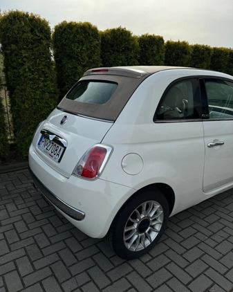 Fiat 500 cena 24300 przebieg: 126000, rok produkcji 2013 z Konin małe 596